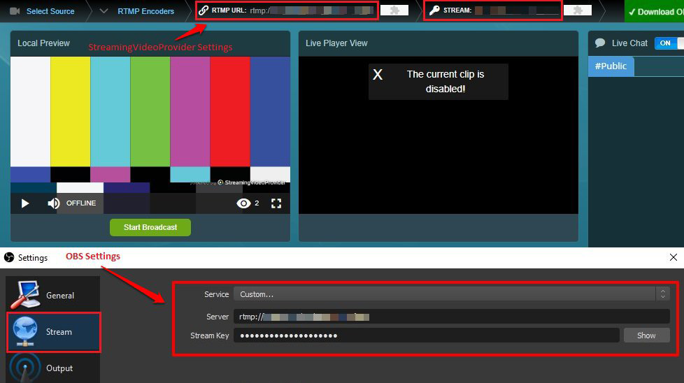 How to embed livestreamed video on your site url