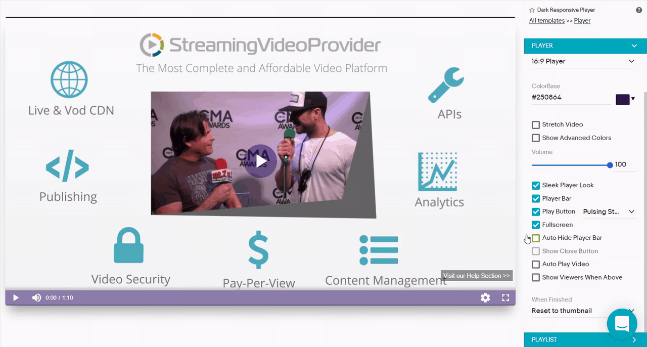 Autoplay/Mute Custom Web Video Player