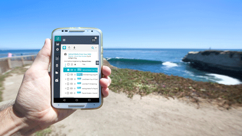 Responsive mobile video CMS